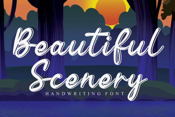 Beautiful Scenery Font Review