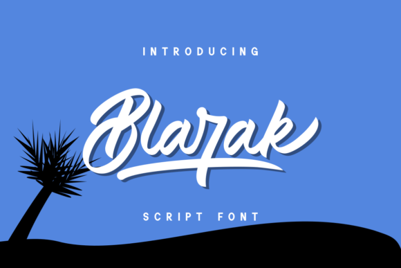 Blarak: A Handwritten Font for Business