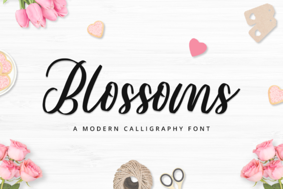 Blossoms: A Delicate Script Font
