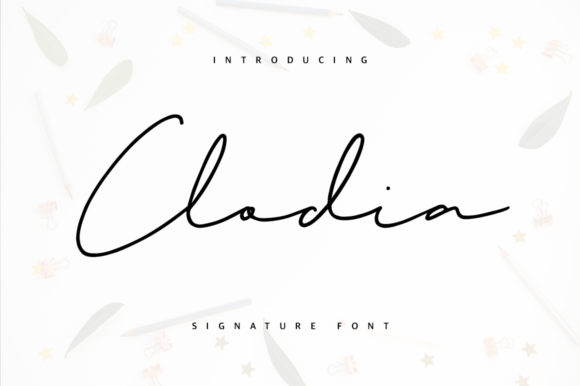 Clodia: A Handwritten Font for Elegant Design