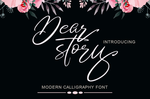 Dear Story: A Handwritten Font for Elegant Design