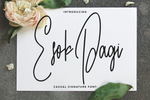 Esok Pagi: A Timeless Handwritten Font