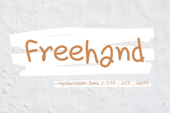 Freehand Font: Handwritten Style for Crafters
