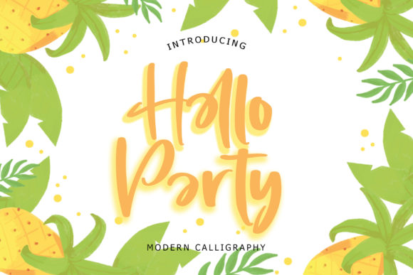 Hello Party: A Handwritten Font for Editorial Magic