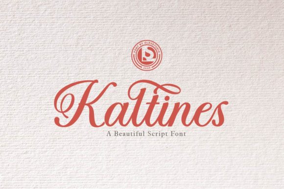 Kaltines: A Stylish Script Font