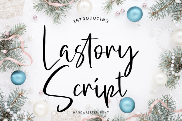 Lastory: A Trendy Handwritten Font