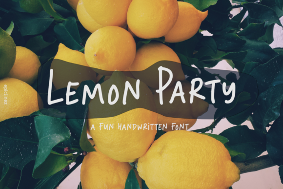 Lemon Party Font Review