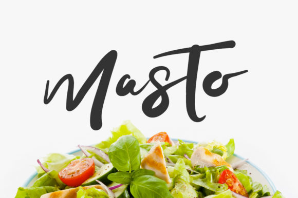 Masto: A Handwritten Font for Creative Makers