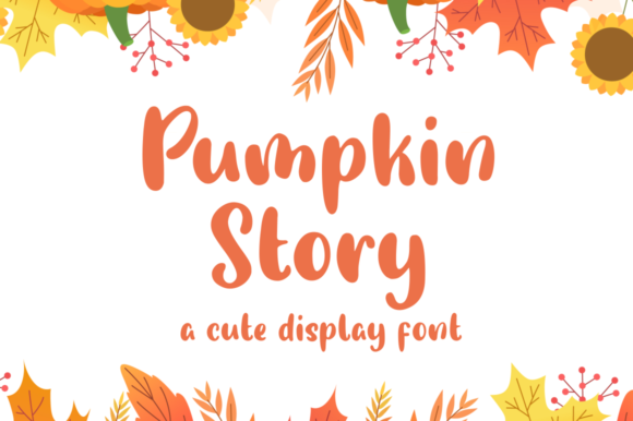 Pumpkin Story Font for Web Design