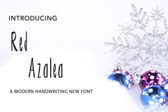 Red Azalea Font for Creative Marketing