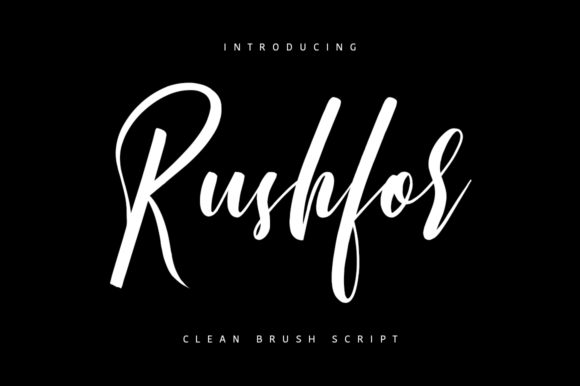 Rushfor: A Handwritten Font for Web Design