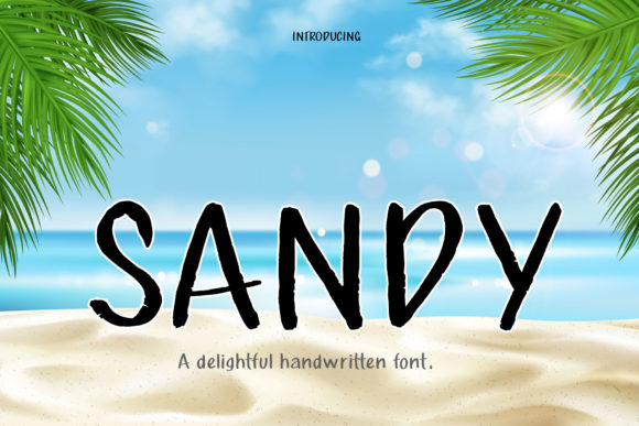 Sandy: A Handwritten Font for Crafters