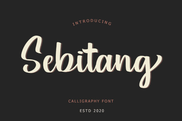 Sebitang: A Graceful Script for Branding