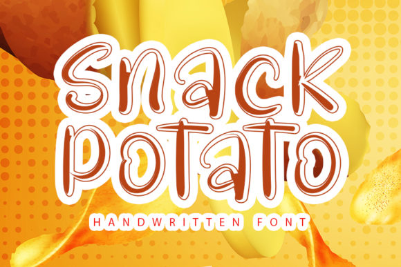 Snack Potato Font for Creative Publishing